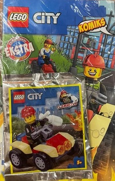 4/2021 LEGO CITY komiks + CLEMMONS