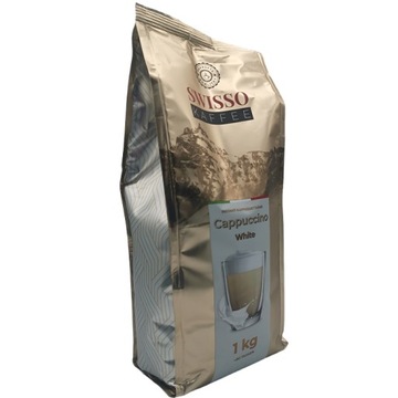 Swisso WHITE Kawa rozpuszczalna mleczne cappuccino 1kg
