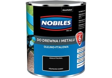 Farba NOBILES FTALONAL czarny półpołysk 0,7 L