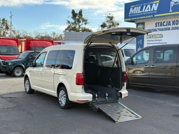 Volkswagen Caddy IV Kombi Maxi 2.0 TDI SCR BlueMotion Technology 102KM 2019 Volkswagen Caddy niepełnosprawnych rampa inwalida