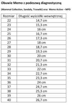 Buty baleriny ortopedyczne Memo Anna 1JD - 30