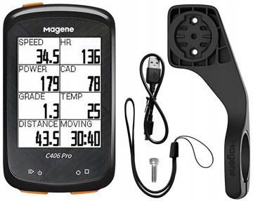 C406pro Rowerowy bezprzewodowy inteligentny miernik kodów Monitorowanie prędkości GPS ANT+