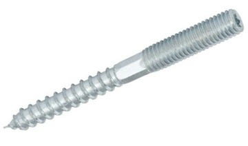 WKRĘT ŚRUBA DWUGWINTOWA M8x160MM DO OBEJM GWINT