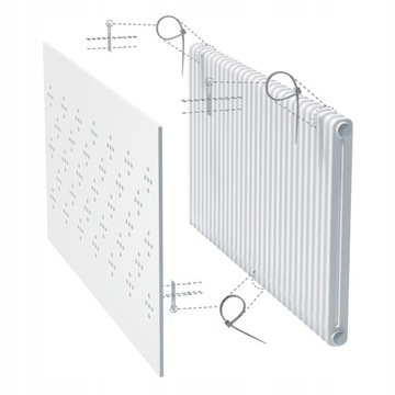 Накладка на решетку радиатора 68х179см M27 Raw