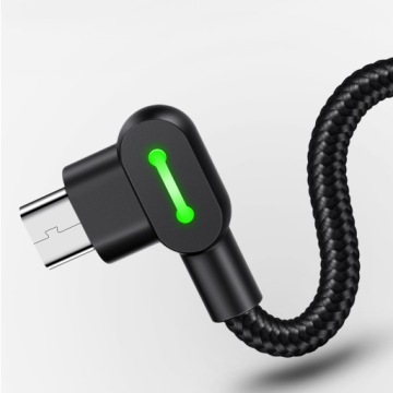 MCDODO УГЛОВОЙ КАБЕЛЬ QC USB microUSB LED 2A 1,2M