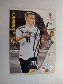 Karta panini autograf Niemcy World Cup Russia 2018 Jashua Kimmich