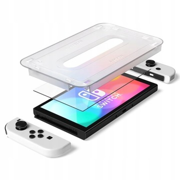 Закаленное стекло для Nintendo Switch Oled Spigen