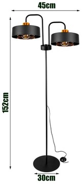 СВЕТОДИОДНЫЙ ТОРШЕРНЫЙ СВЕТИЛЬНИК СОВРЕМЕННЫЙ LOFT EDISON