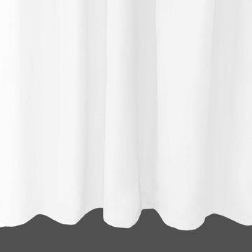 Zasłona ogrodowa wodoodporna 155x200 cm BIAŁA zasłony na taras altanę