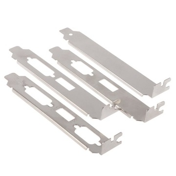 Высокопрофильный кронштейн 12 см, адаптер порта DVI VGA, 1 шт.