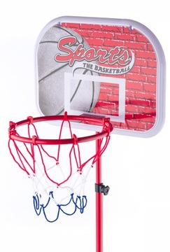 ZESTAW DO KOSZYKÓWKI REGULOWANY DO 171CM DZIECI TARCZA KOSZ PIŁKA ZABAWKA