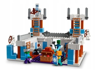 KLOCKI LEGO MINECRAFT 21186 LODOWY ZAMEK PREZENT