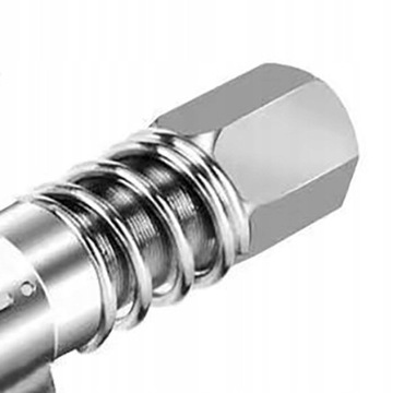 САМОКЛОКИРУЮЩИЙСЯ НАКОНЕЧНИК ДЛЯ СМАЗОЧНОГО НАКОНЕЧНИКА ДЛЯ ШЛАНГА KALAMITEK 12000 PSI + ШЛАНГА 30 СМ