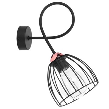 Kinkiet Lampa Ścienna Retro Plafon Druciany LOFT
