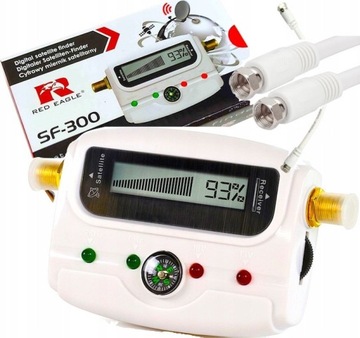 MIERNIK DO SATELITY Satelitarnego SAT LCD +KABEL
