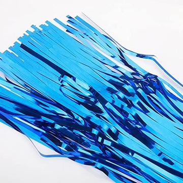 Праздничная штора 100 х 200 см темно-синяя