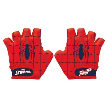 RĘKAWICZKI OCHRONNE NA ROWER HULAJNOGE ROLKI DZIECIĘCE SPIDERMAN 3 - 8 LAT