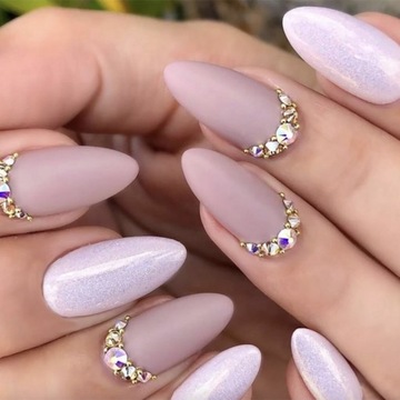Nails Company TIPSY do paznokci przedłużanie OWALNE zestaw 240 sztuk