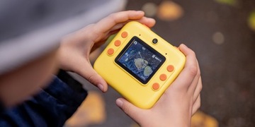 Детская камера моментальной печати Redleaf PicMe с принтером - желтая