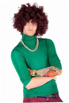 Peruka afro XXL brązowa