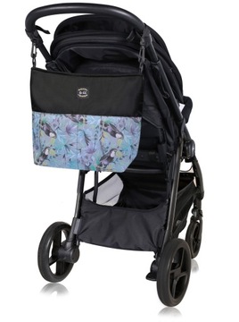 Mio bebe TORBA z Paskiem na KAŻDY wózek TUKAN szar