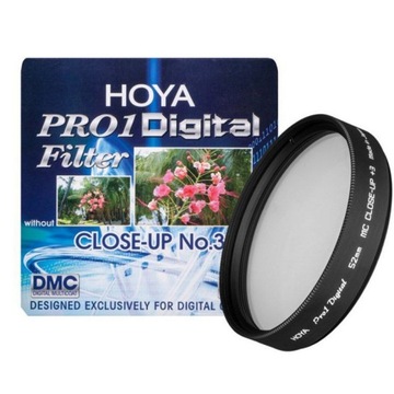 Hoya Pro1 Digital КРУПНЫЙ ПЛАН +3 фильтра 52 мм