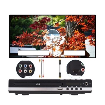 DVD/CD-ПЛЕЕР HDMI 1080P С AV-КАБЕЛЕМ, ВХОДОМ USB, ДИСТАНЦИОННЫМ УПРАВЛЕНИЕМ