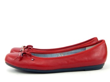 Buty ze skóry TOMMY HILFIGER r 39/25 cm