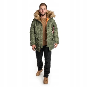 Kurtka Alpha Industries N3B VF 59 Fitted Green L