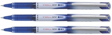 PIÓRO KULKOWE PILOT V-BALL GRIP 0,5 NIEBIESKIE x3