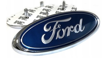 FORD EMBLEMAT LOGO ZNACZEK 147mm/57mm NA PRZÓD TYŁ