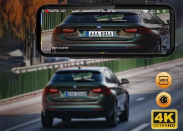 ВИДЕОРЕГИСТРАТОР 4K УЛЬТРА HD АВТОМОБИЛЬНАЯ КАМЕРА GPS WIFI КАМЕРА ЗАДНЕГО ХОДА