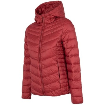 KURTKA PUCHOWA Z KAPTUREM DAMSKA 4F KUDP003 XL