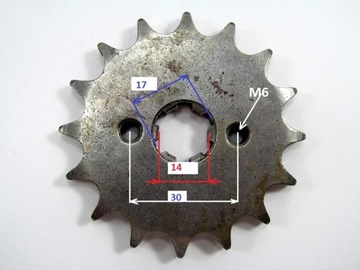 Цепная звездочка передняя и задняя фрезерный комплект привода WS 50