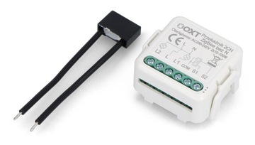 Tuya - dwukanałowy mini przekaźnik bez N - ZigBee - aplikacja Android/iOS