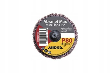 MIRKA ABRANET MAX MINI KRĄŻEK SZLIFIERSKI 50mm P80