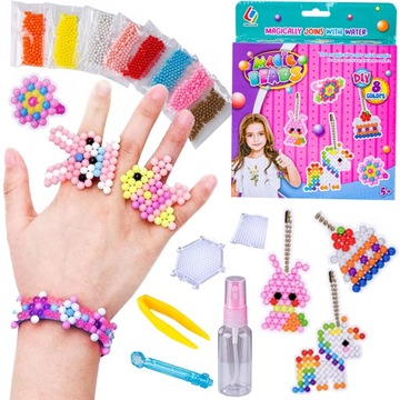 KORALIKI WODNE MAGICZNY ZESTAW KREATYWNY 3D KORALIKÓW WODNYCH DIY 8 KOLORÓW