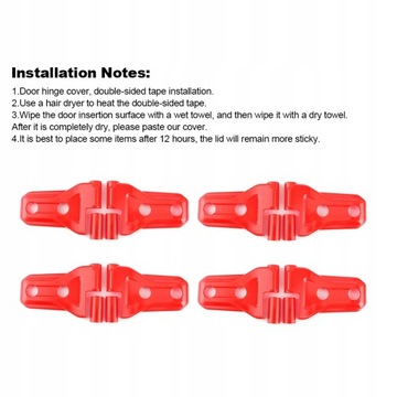 Защитная крышка дверной петли 16 шт./компл.