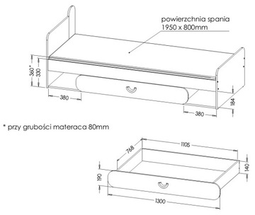 CARINI мебель 11 кровать без матраса