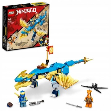 LEGO NINJAGO 71760 ПОДВИЖНЫЕ ГРОМОВОЙ ДРАКОН СОЙКА ЛЕТАЮЩИЕ ВИРМЕР БЛОКИ ДЛЯ ДЕТЕЙ