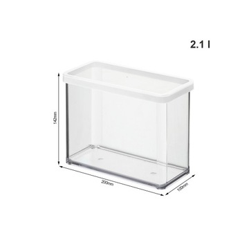 Набор контейнеров LOFT 2х1,5л, 2х0,5л, 1х2,1л