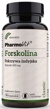 PHARMOVIT POKRZYWA IINDYJSKA FORSKOLINA 90 SPALACZ