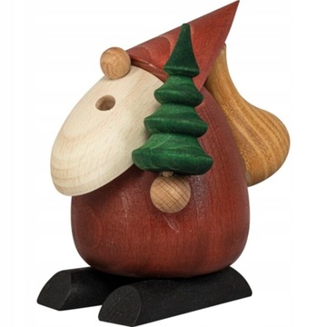 FIGURKA DEKORACYJNA ŚWIĘTY MIKOŁAJ PALACZ KADZIDEŁ