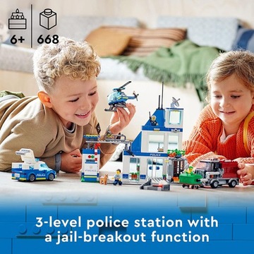LEGO CITY 60316 ПОЛИЦЕЙСКИЙ УЧАСТОК ПОЛИЦИЯ