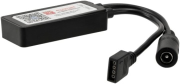 Контроллер светодиодной ленты Smart Tuya RGB 5–24 В, 6 А постоянного тока, мобильное приложение