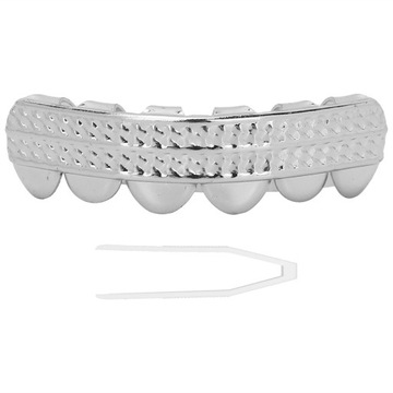 18k Plated Gold Teeth Brace Halloween Copper Teeth