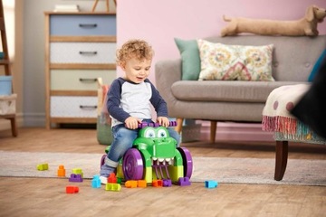 Самокат Fisher Price GFG22, поедающий крокодиловые блоки