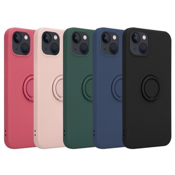 Etui Silicon Ring do Samsung A54 5G niebieski