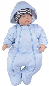 KOMBINEZON ZIMOWY OCIEPLANY PAJAC 68cm L128D