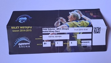 SPR VISTAL GDYNIA - BESKID NOWY SĄCZ 11-01-2015 - PIŁKA RĘCZNA